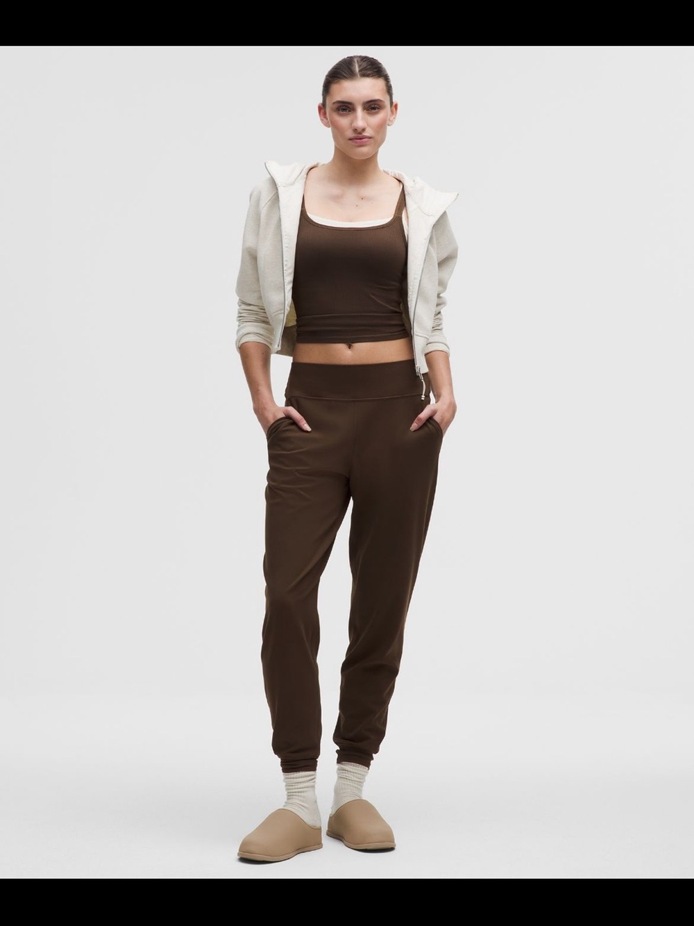 lululemon athletica Women’s Brown High-Rise Joggers